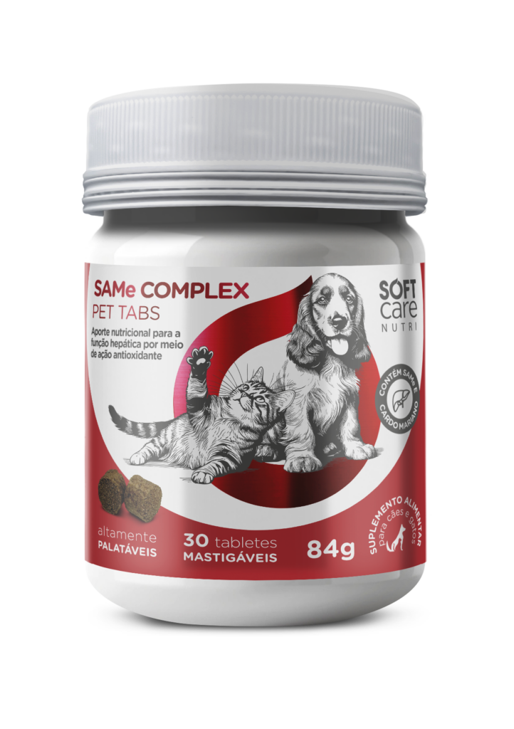 MOCKUP PT BR SoftCare Nutri SAMe Complex Pet Tabs